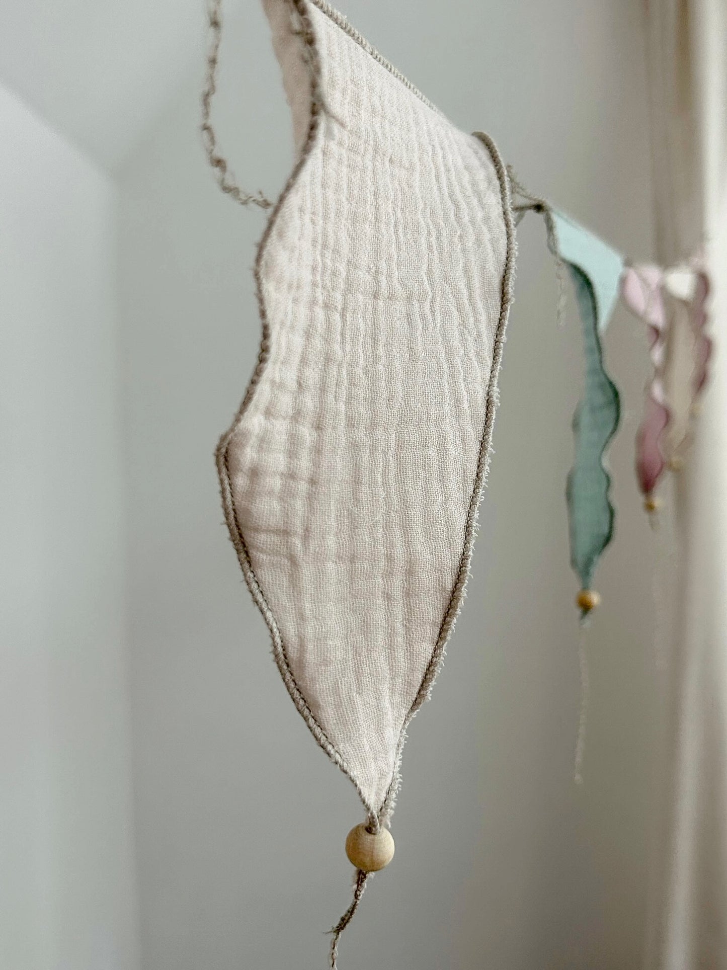 Wimpelkette aus Musselin